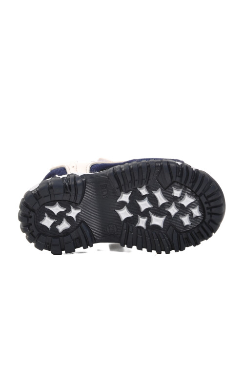Navy Blue Orthopedic Boy Sandals 24-410 B