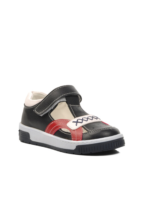 ايكمودحذاء تقويمي للعظام للأولاد أزرق داكن أحمر مقاس 24-416 ب