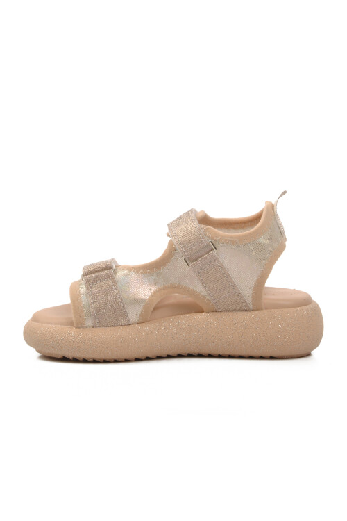 ايكمودصنادل تقويمية للبنات لامعة باللؤلؤ مقاس 24-421 P