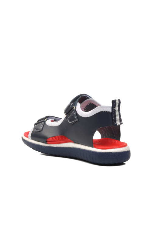 Red Orthopedic Boys Sandals 24-996 F