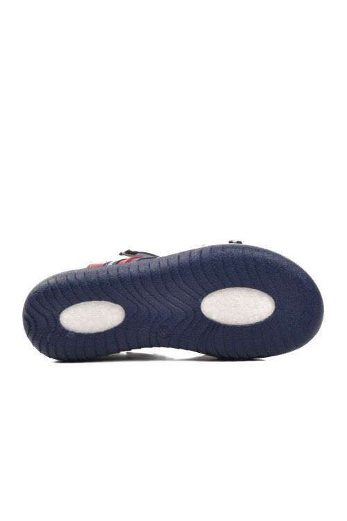 Red Orthopedic Boys Sandals 24-996 F