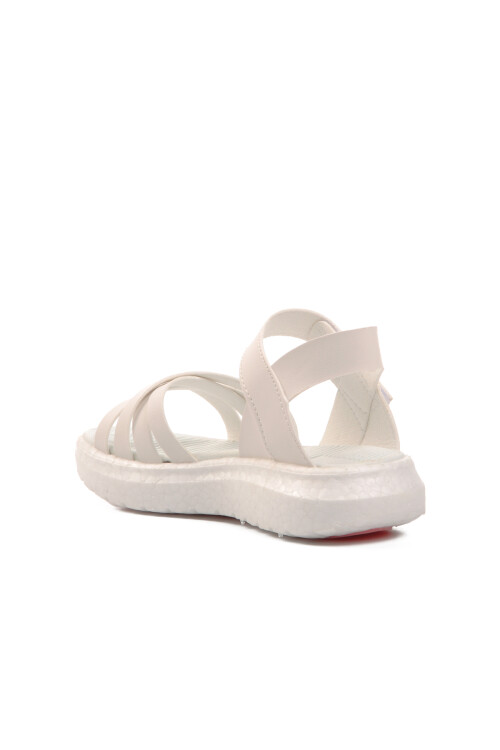 ايكمودصندل مسطح أبيض للبنات 24-999 P