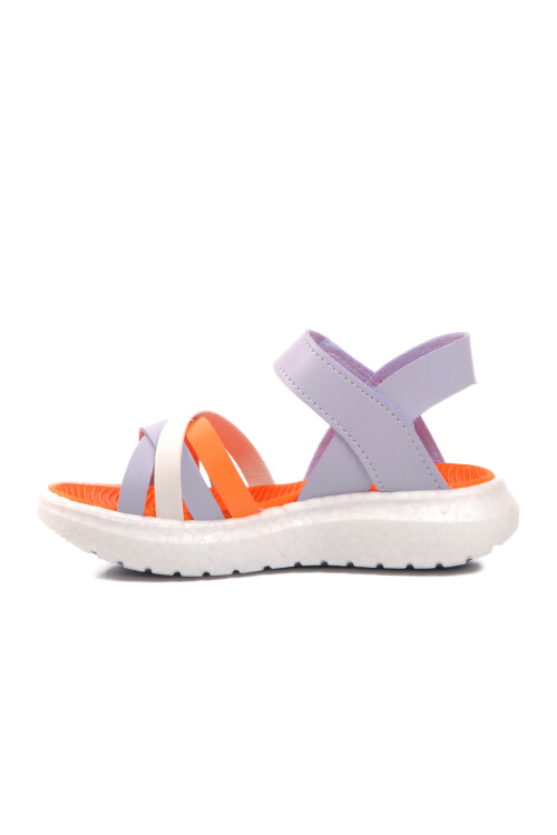 AyakmodLilac-Orange Girl's Flat Sandals 24-999 P
