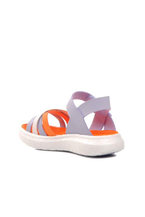 AyakmodLilac-Orange Girl's Flat Sandals 24-999 P