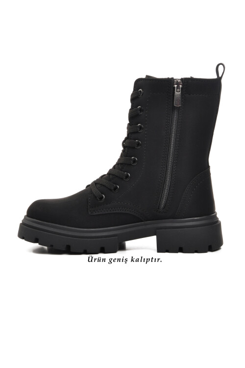 حذاء أطفال أسود-زمردي 24028 F