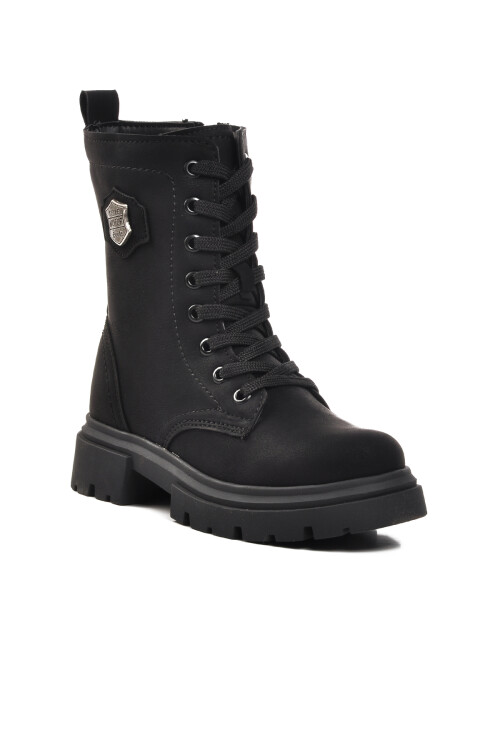 حذاء أطفال أسود-زمردي 24028 F