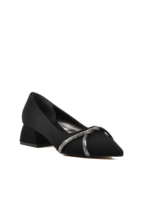 حذاء سهرة نسائي أسود 248021 Z