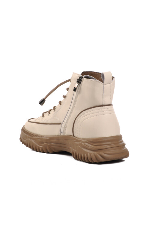 Camel Lace-Up Zippered Womens Boots 24K310-13 Z