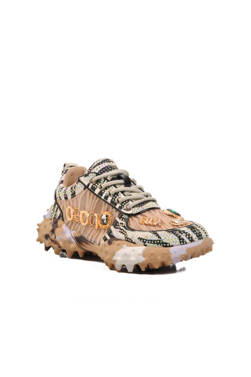 Bej  Kadın Spor Ayakkabı 24K351-1 Z