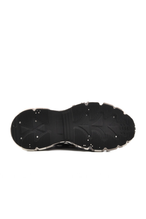 Black Polyester Blend Mens Sneakers 24K573 M