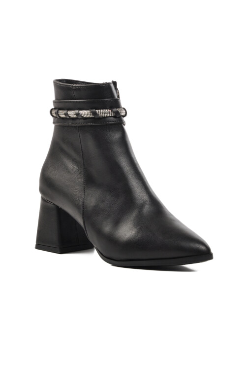 Black Fleece Lined Womens Boots 276515 Z