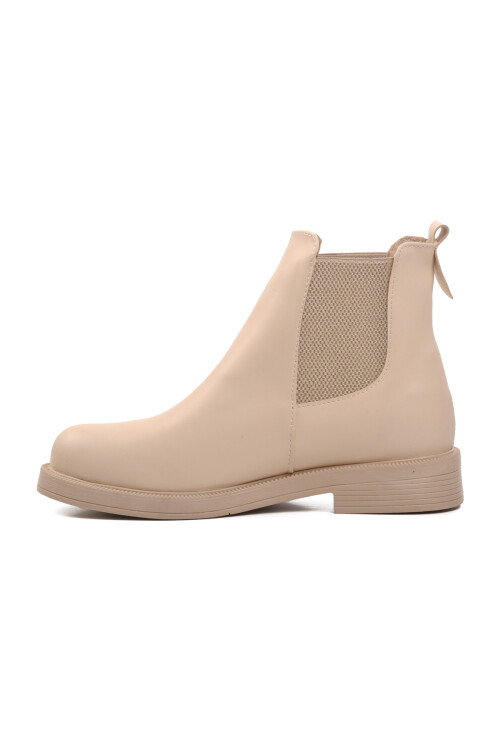Beige Skin Womens Boots 284073 Z