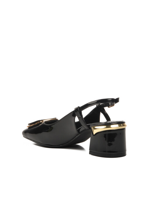 حذاء نسائي أسود بكعب عالٍ 312124 Z