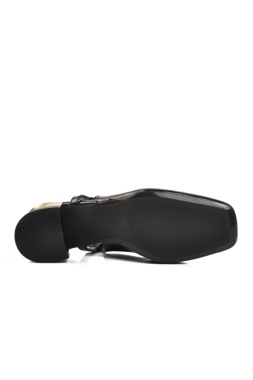 حذاء نسائي أسود بكعب عالٍ 312124 Z