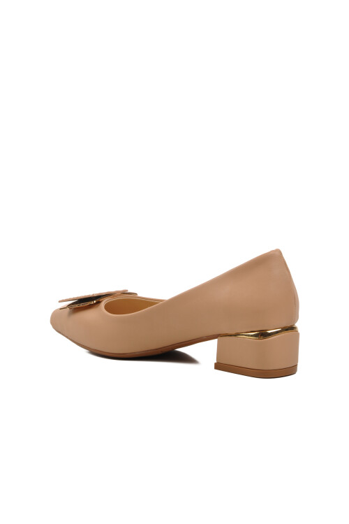 Nude Kadın Topuklu Abiye Ayakkabı 314081 Z
