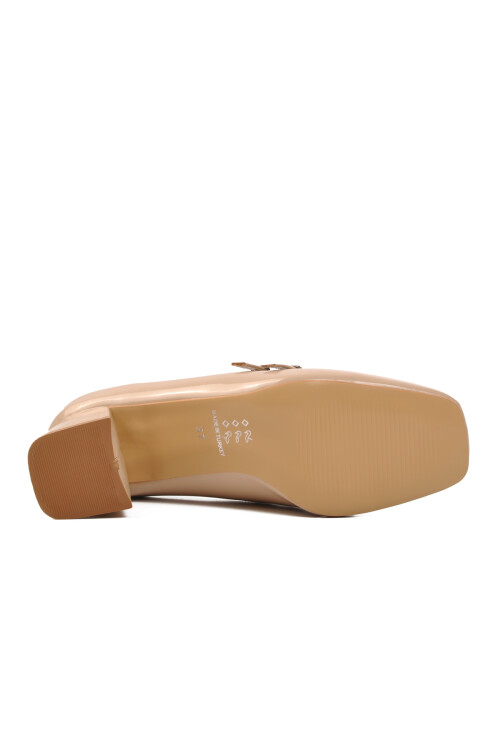 Bej Rugan  Kadın Topuklu Ayakkabı 323082 Z