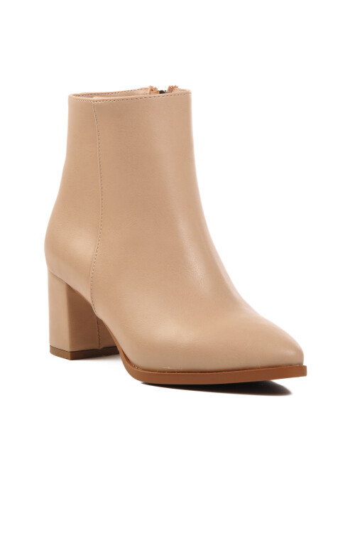 Beige Skin Womens Boots 343112 Z