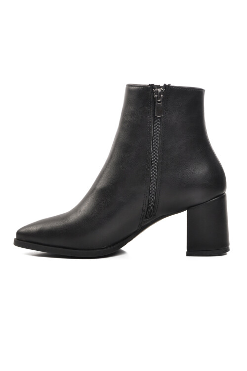 Black Skin Womens Boots 343112 Z