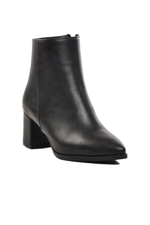 Black Skin Womens Boots 343112 Z