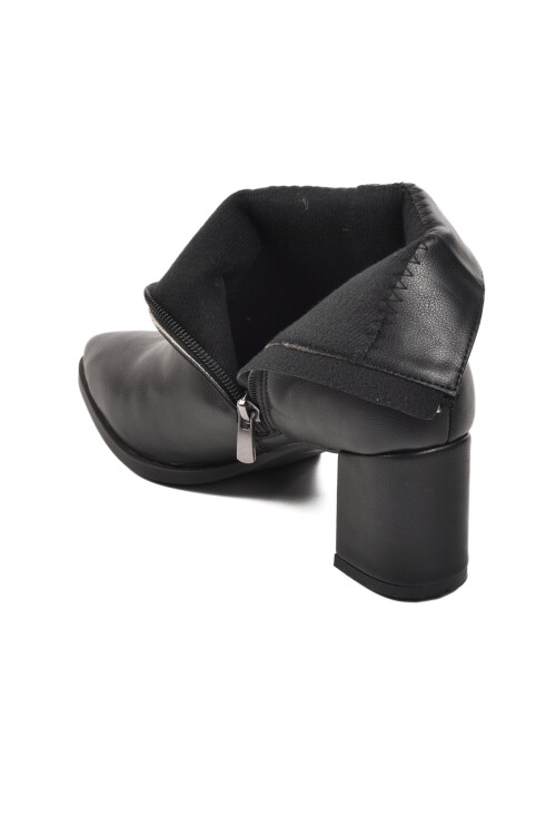 Black Skin Womens Boots 343112 Z