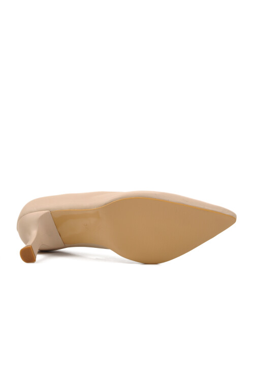 Bej Cilt  Kadın Topuklu Ayakkabı 458299 Z