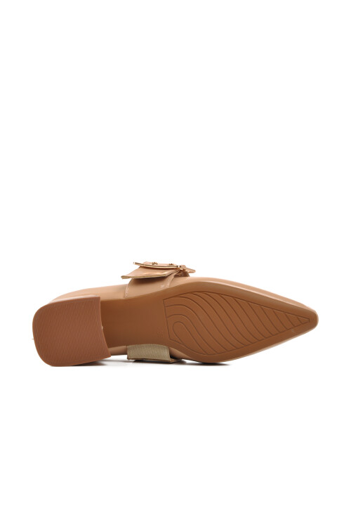 Nude Patent Leather Womens Evening Shoes 519028 Z