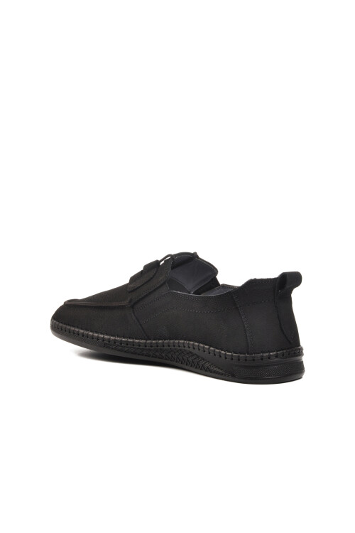 Black Nubuck Mens Casual Shoes 616 M