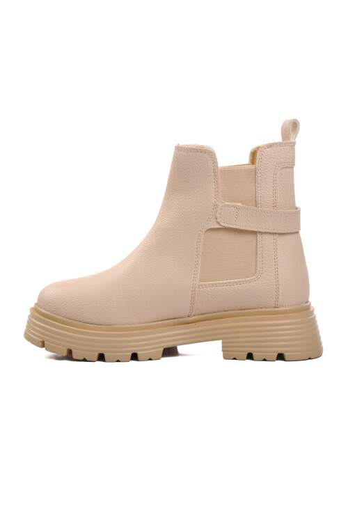 Beige Womens Boots 677008 Z