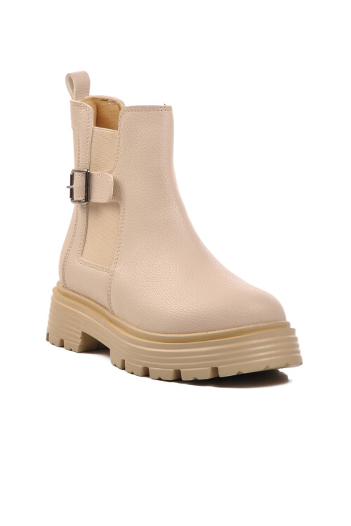 Beige Womens Boots 677008 Z