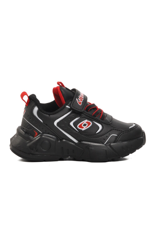 Black-Red Kids Sneakers 720-25K P