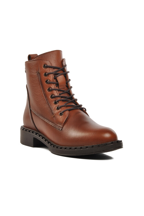 Taba Hakiki Deri Anatomik Kadın Bot  8495 Z