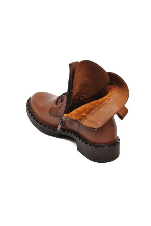 Taba Hakiki Deri Anatomik Kadın Bot  8495 Z