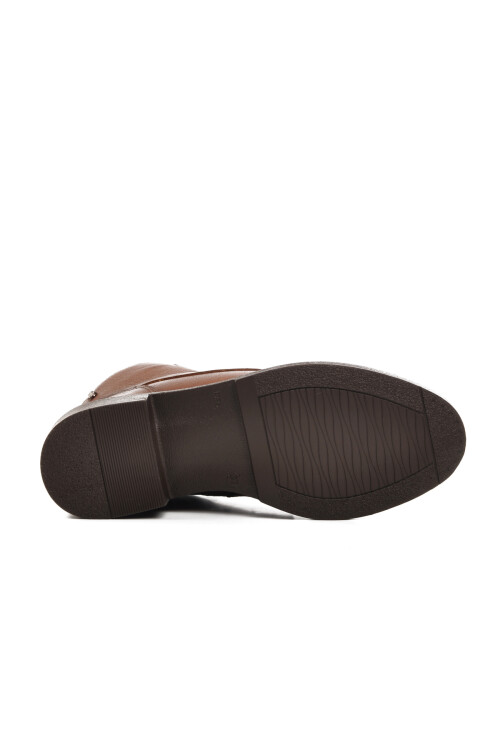 Taba Hakiki Deri Anatomik Kadın Bot  8495 Z