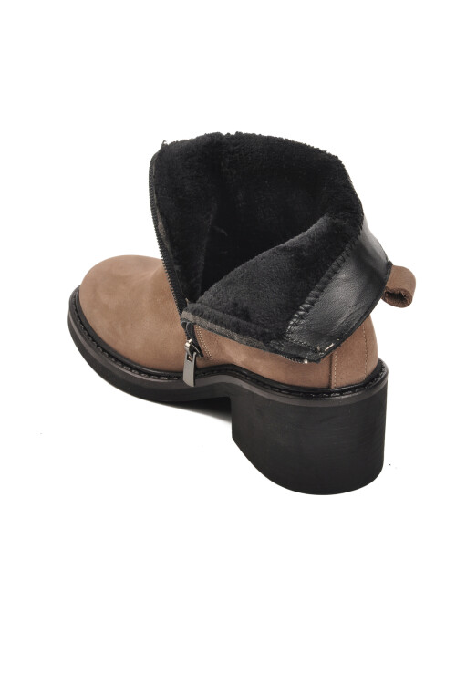 Mink Genuine Leather Anatomical Womens Boots 9874 Z