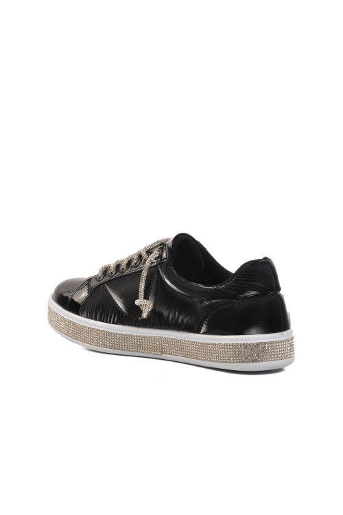 Black Patent Leather Womens Sneaker A201 Z