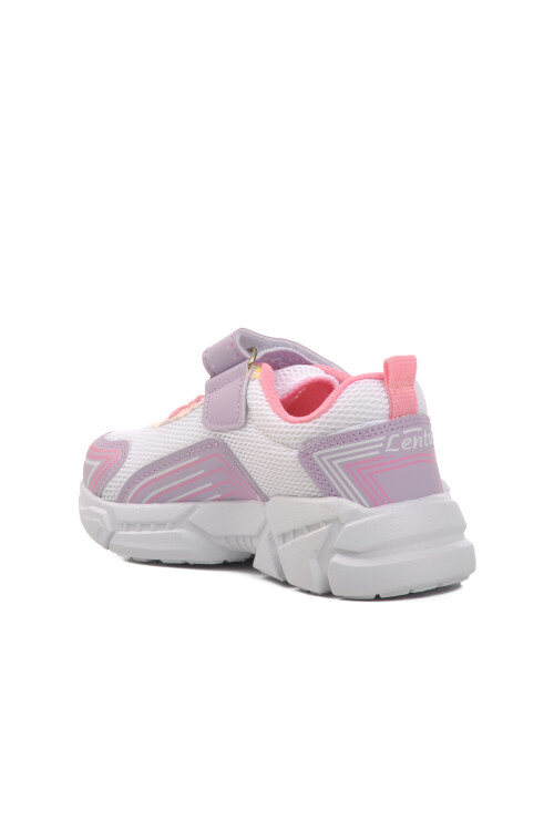 حذاء رياضي للأطفال أبيض-أرجواني A-36 P