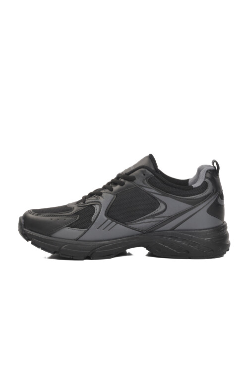 Black Smoke Mesh Lightweight Mens Sneakers B-522 M
