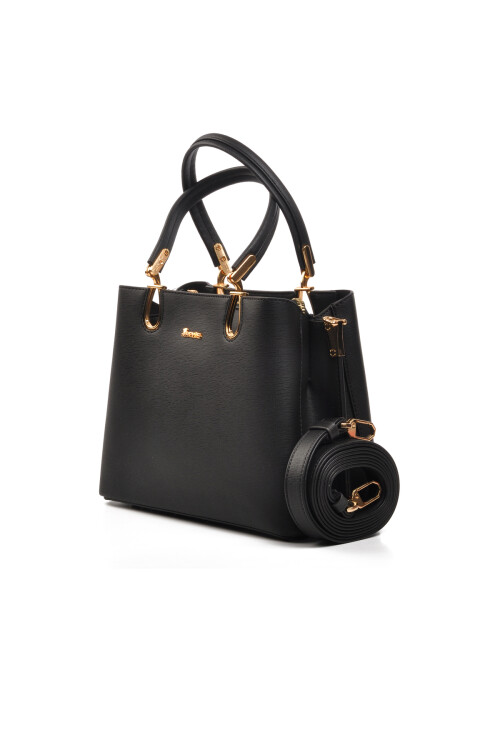 حقيبة كتف نسائية سوداء C2490041Y