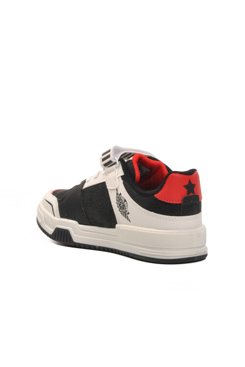 coolBlack-Red Velcro Unisex Kids Sports Shoes King Short F