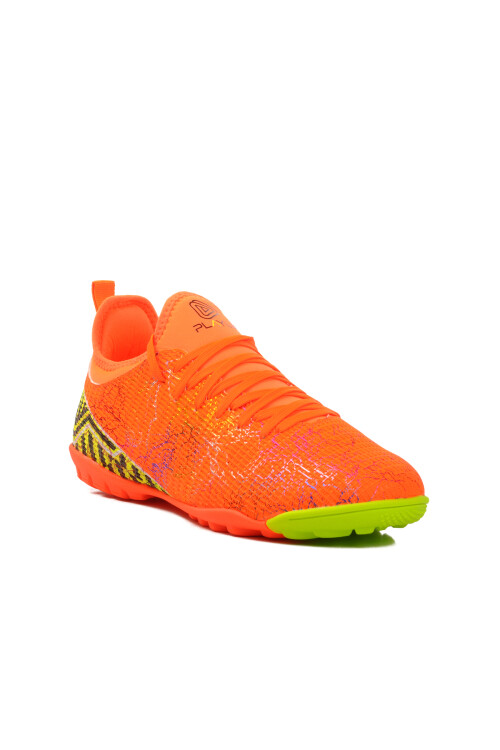 حذاء رجالي برتقالي من العشب الصناعي مع أربطة كاحل مرنة MH-241-129