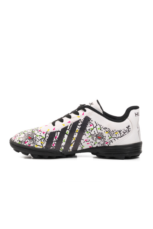 Beyaz  Çocuk Halı Saha Ayakkabısı Örümcek F 