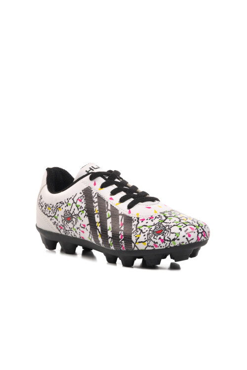 White Kids Cleats Spider F