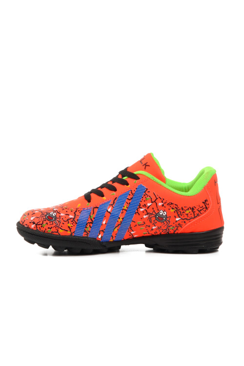 Orange Kids Artificial Turf Shoes Spider F