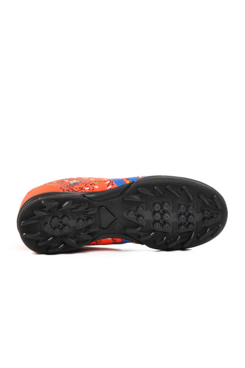 Orange Kids Artificial Turf Shoes Spider F