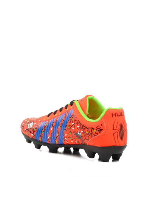 Orange Kids Cleats Spider F