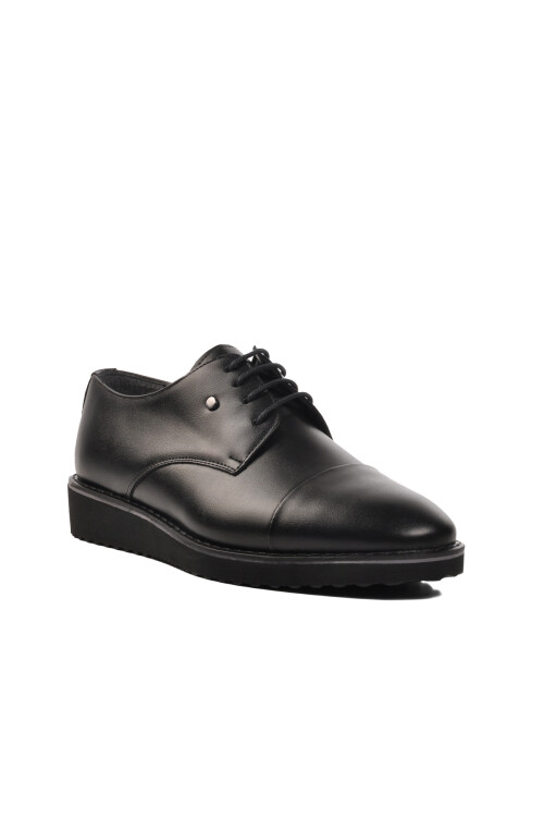 Black Skin Mens Casual Shoes P400 M