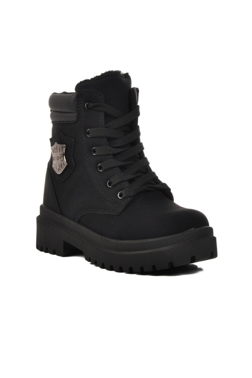 حذاء أطفال أسود زمردي Parpat 25K F