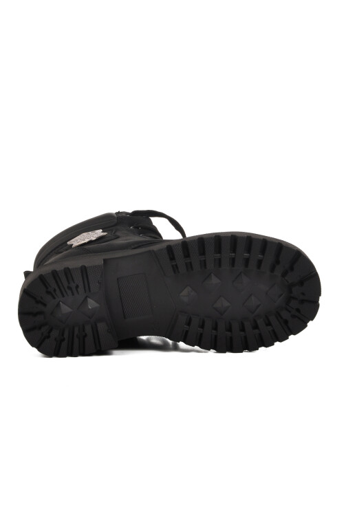 حذاء أطفال أسود زمردي Parpat 25K F