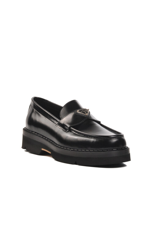 Siyah Açma  Erkek Klasik Ayakkabı Premium 7708 M