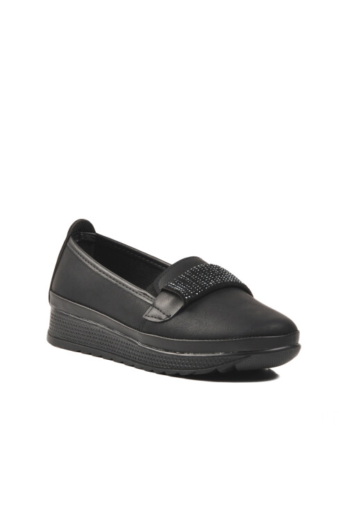 حذاء كاجوال نسائي أسود زمردي SC167 Z